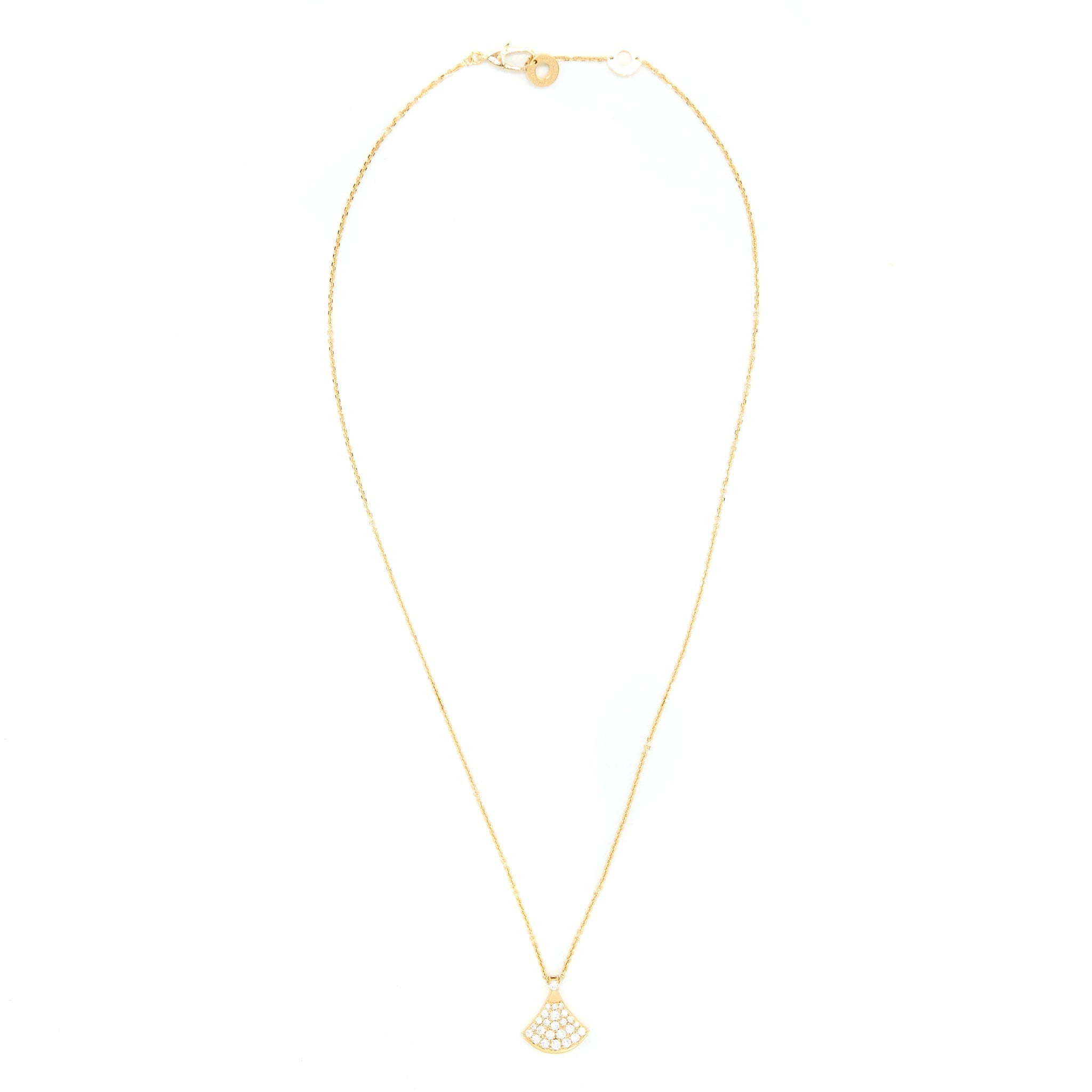 BVLGARI DIVAS’ DREAM NECKLACE YELLOW GOLD DIAMONDS