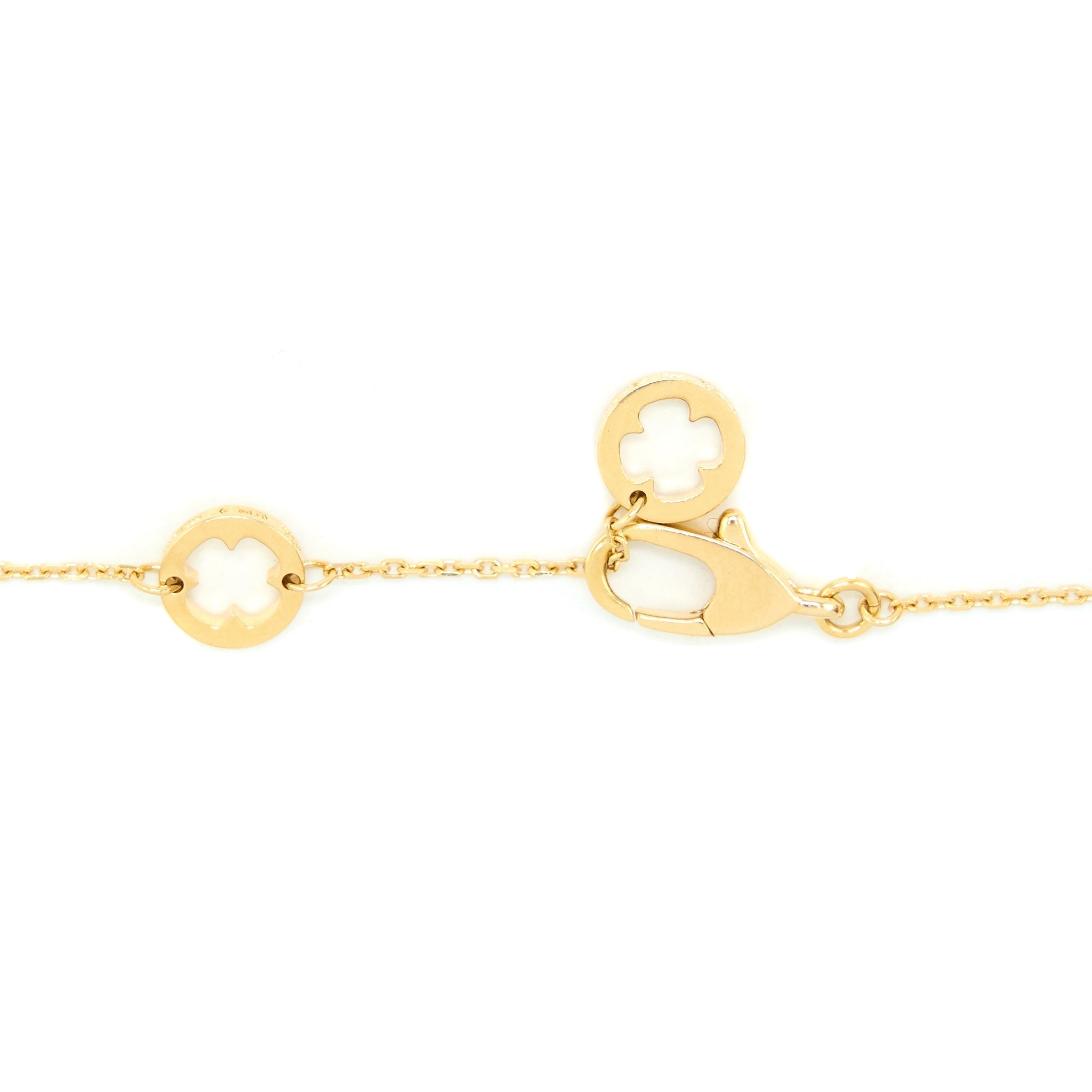 BVLGARI FOREVER NECKLACE YELLOW GOLD WITH ONE DIAMOND