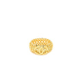 CHANEL GIANT CC LOGO BANGLE GOLD TONE