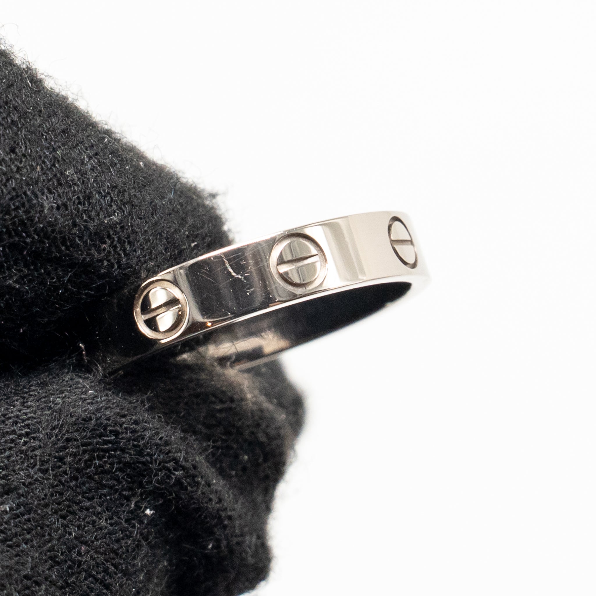 CARTIER LOVE RING WHITE GOLD
