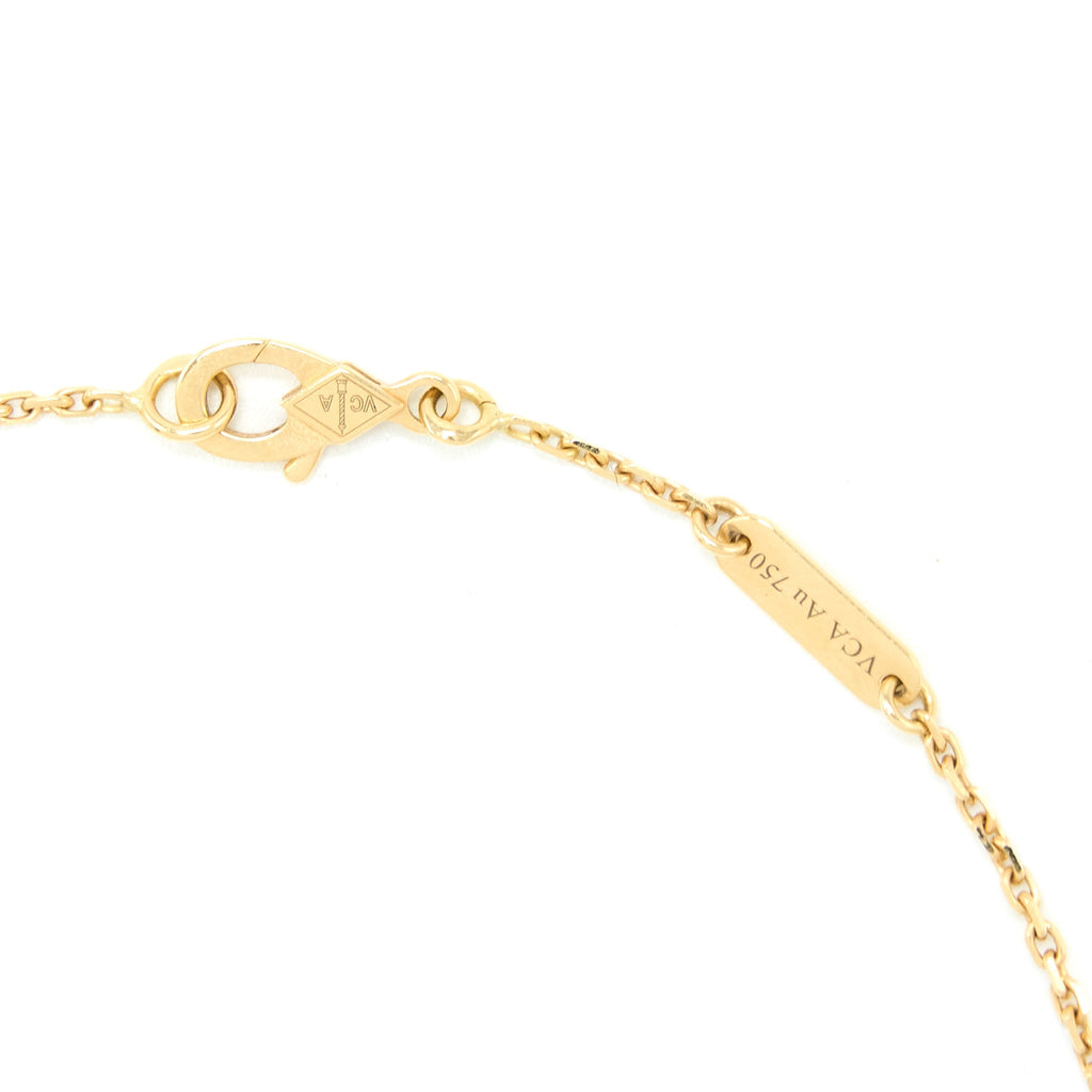 VAN CLEEF & ARPELS VINTAGE ALHAMBRA PENDANT MOTHER OF PEARL/YELLOW GOLD