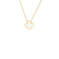 VAN CLEEF & ARPELS VINTAGE ALHAMBRA PENDANT MOTHER OF PEARL/YELLOW GOLD