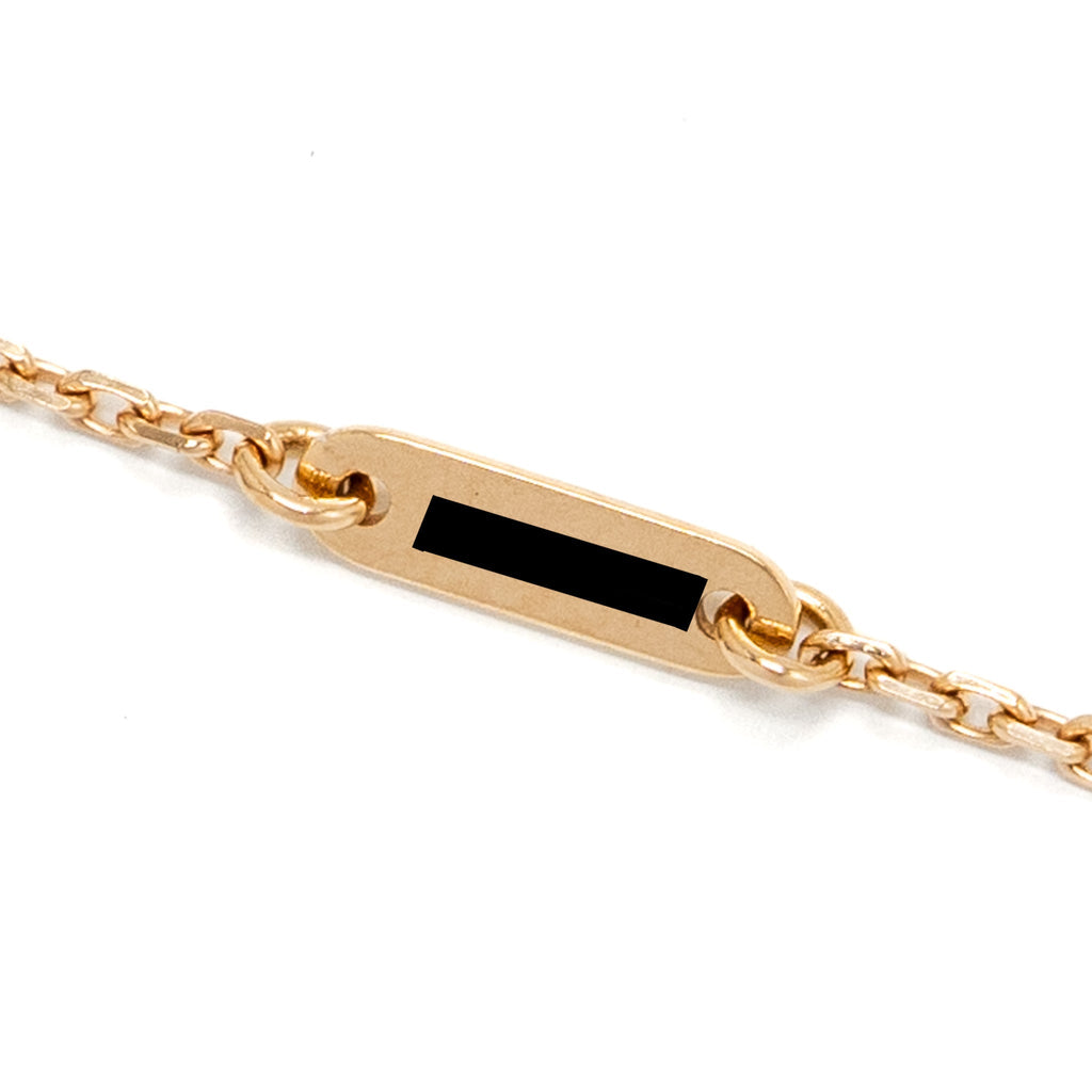 VAN CLEEF & ARPELS SWEET VINTAGE ALHAMBRA PENDANT CARNELIAN ROSE GOLD