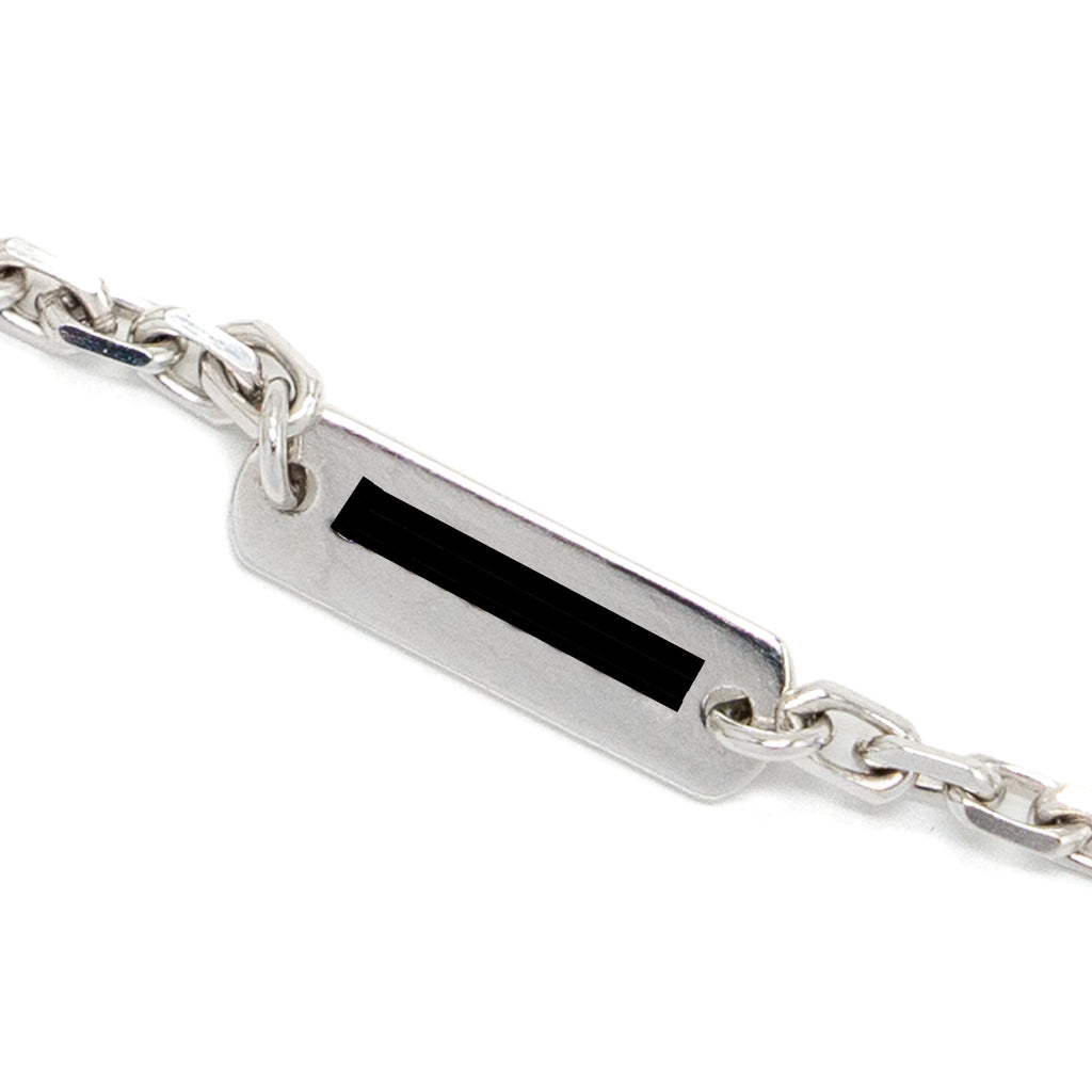 VAN CLEEF AND ARPELS MAGIC ALHAMBRA PENDANT 18K WHITE GOLD / MOTHER OF PEARL