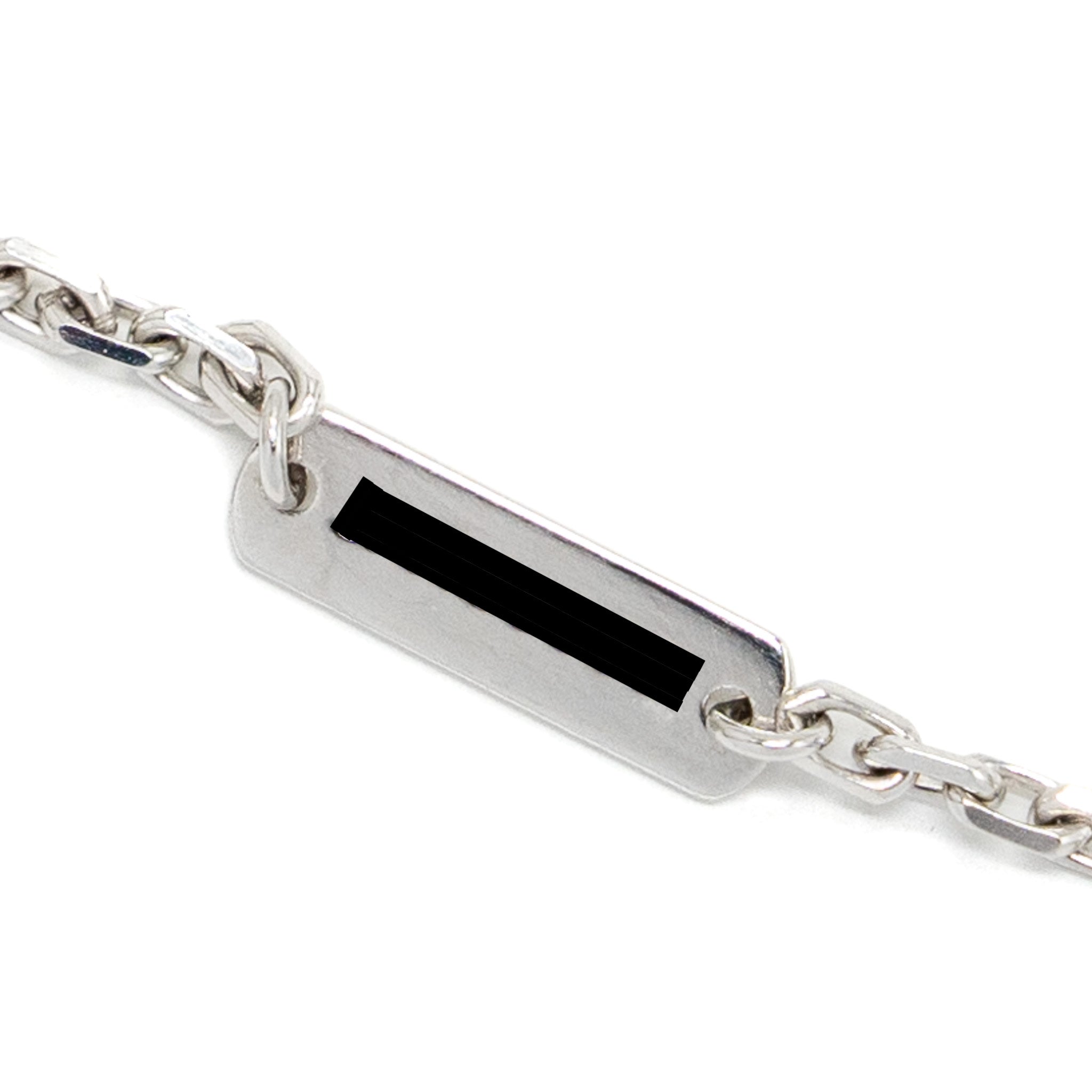 VAN CLEEF AND ARPELS MAGIC ALHAMBRA PENDANT 18K WHITE GOLD / MOTHER OF PEARL
