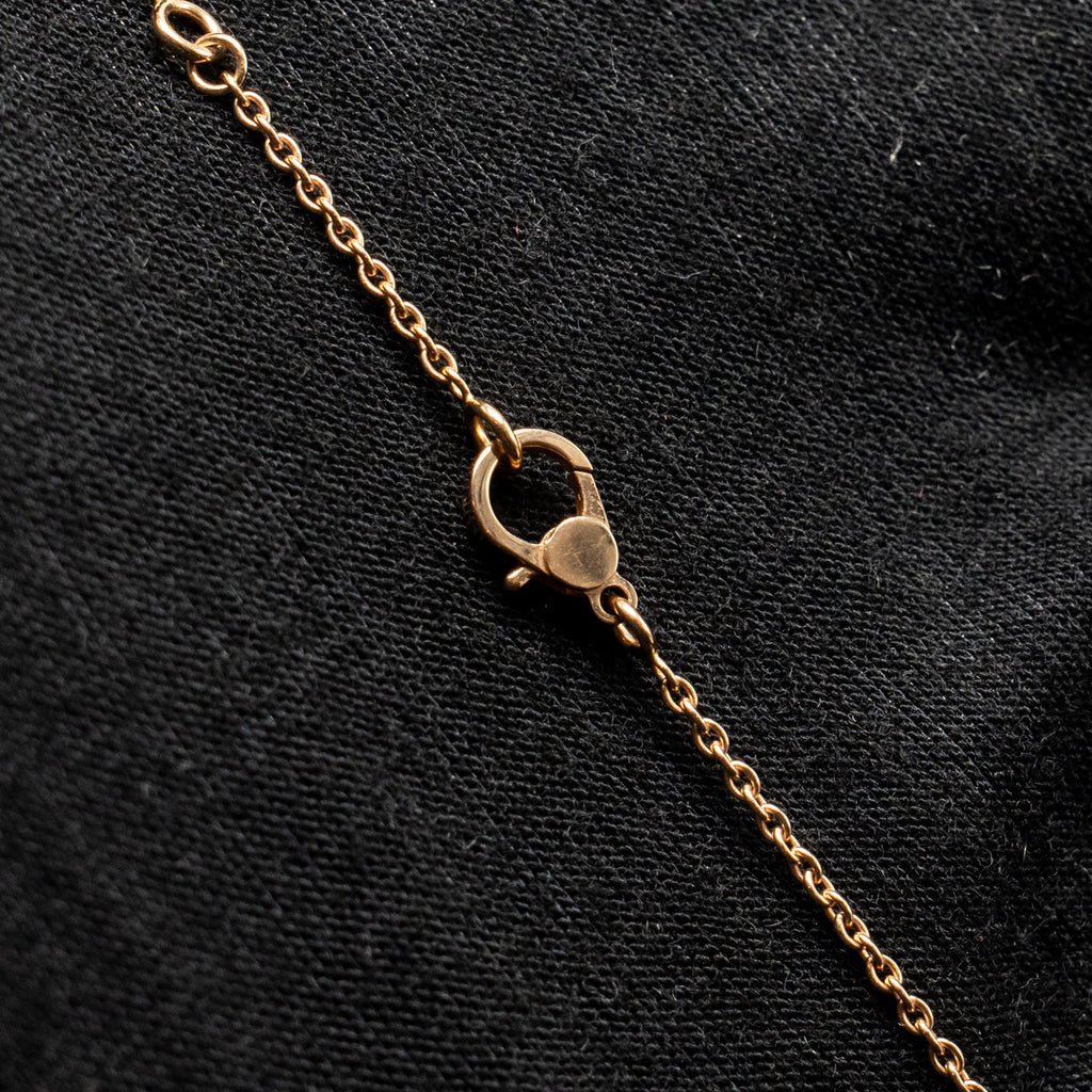 HERMES FINESSE PENDANT ROSE GOLD, DIAMONDS