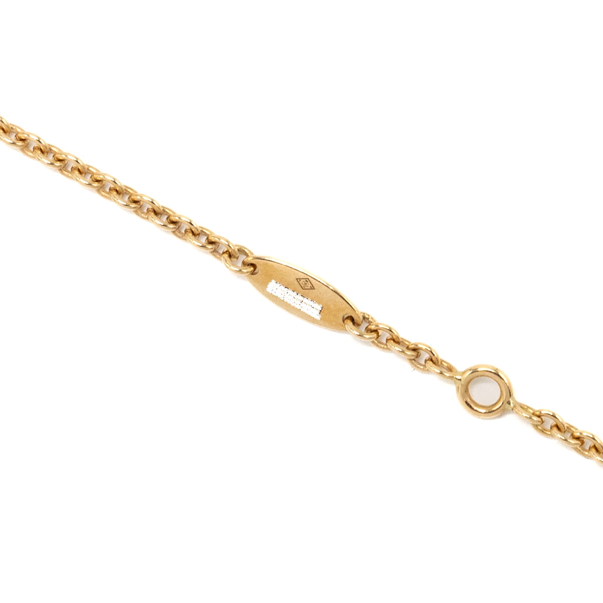 DIOR ROSE DES VENTS AND ROSE CELESTE NECKLACE YELLOW/WHITE GOLD/DIAMOND/MOTHER OF PEARL/ONYX