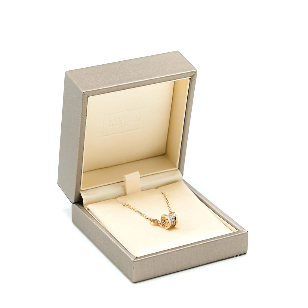 BVLGARI B.ZERO 1 BRACELET ROSE GOLD DIAMONDS