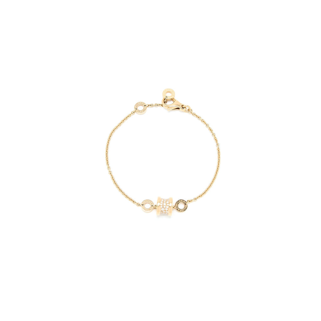 BVLGARI B.ZERO 1 BRACELET ROSE GOLD DIAMONDS
