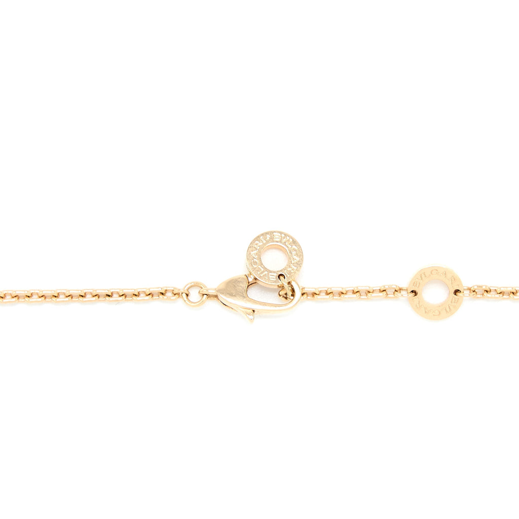 BVLGARI SERPENTI VIPER NECKLACE ROSE GOLD DIAMONDS