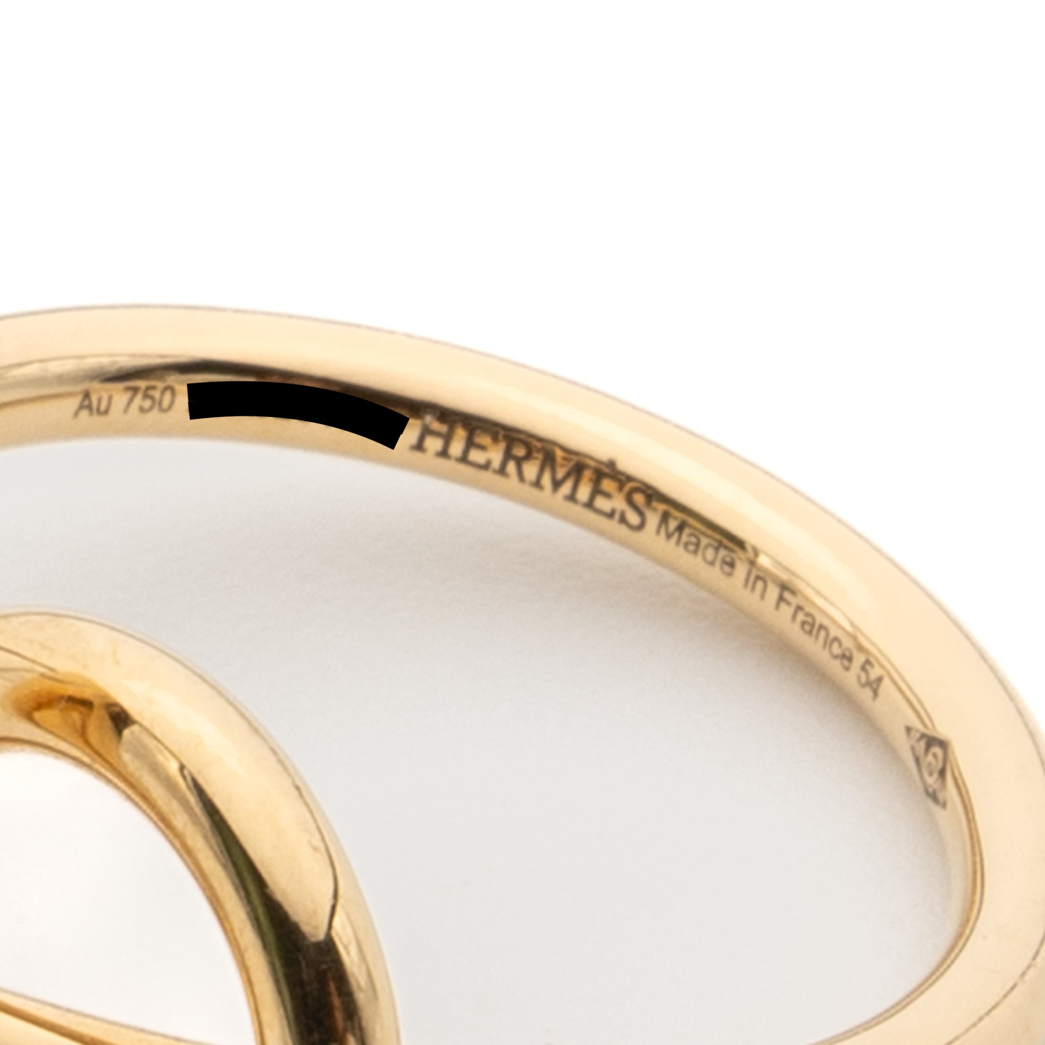 HERMES ECHAPPEE HERMES RING ROSE GOLD DIAMONDS