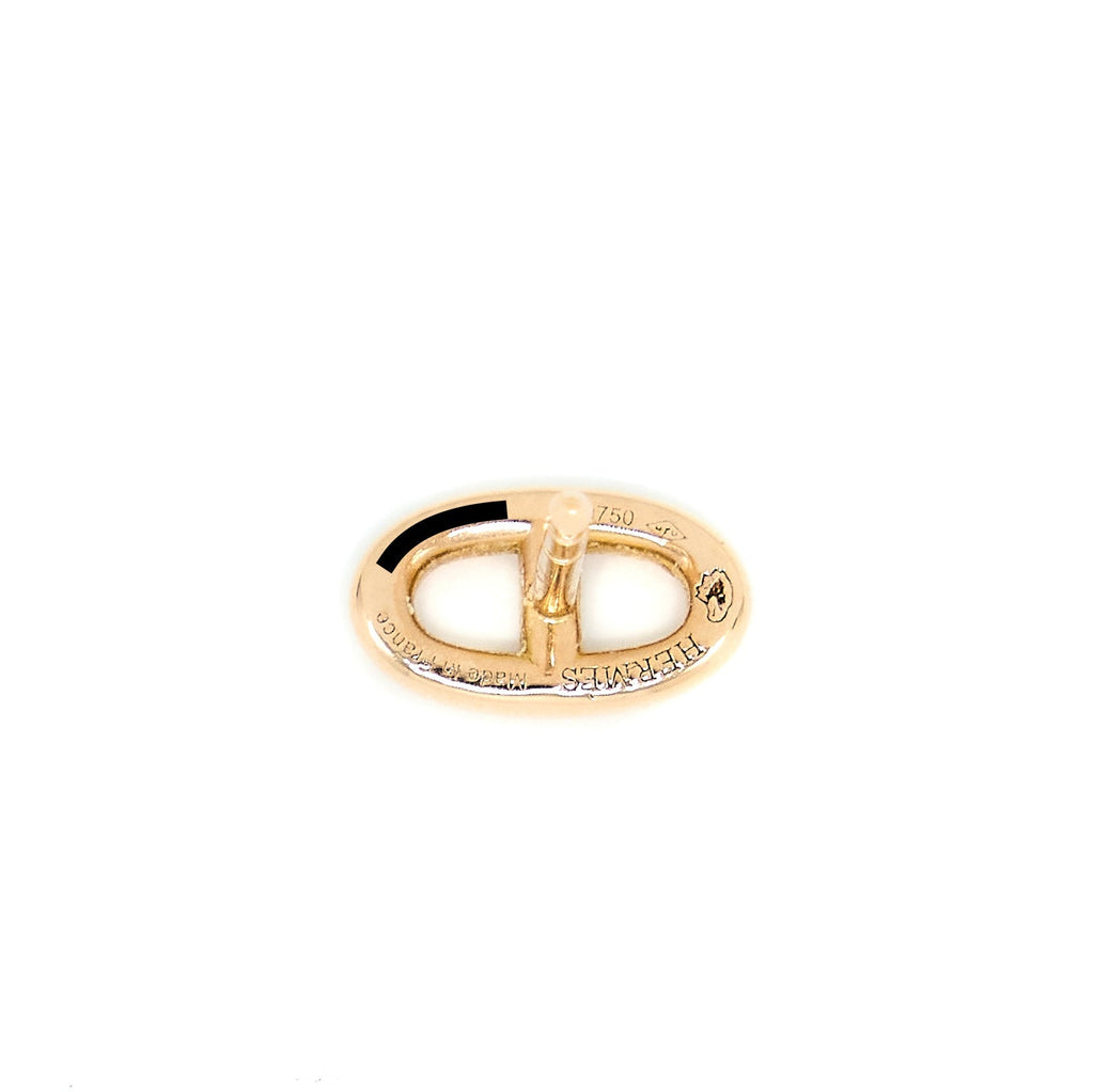 HERMES CHAINE D’ANCRE EARRINGS ROSE GOLD