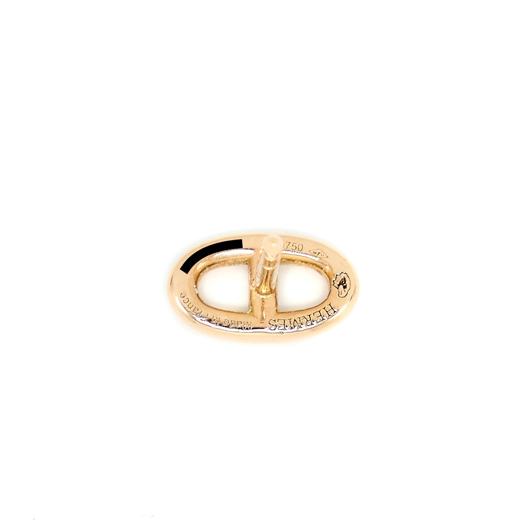 HERMES CHAINE D’ANCRE EARRINGS ROSE GOLD