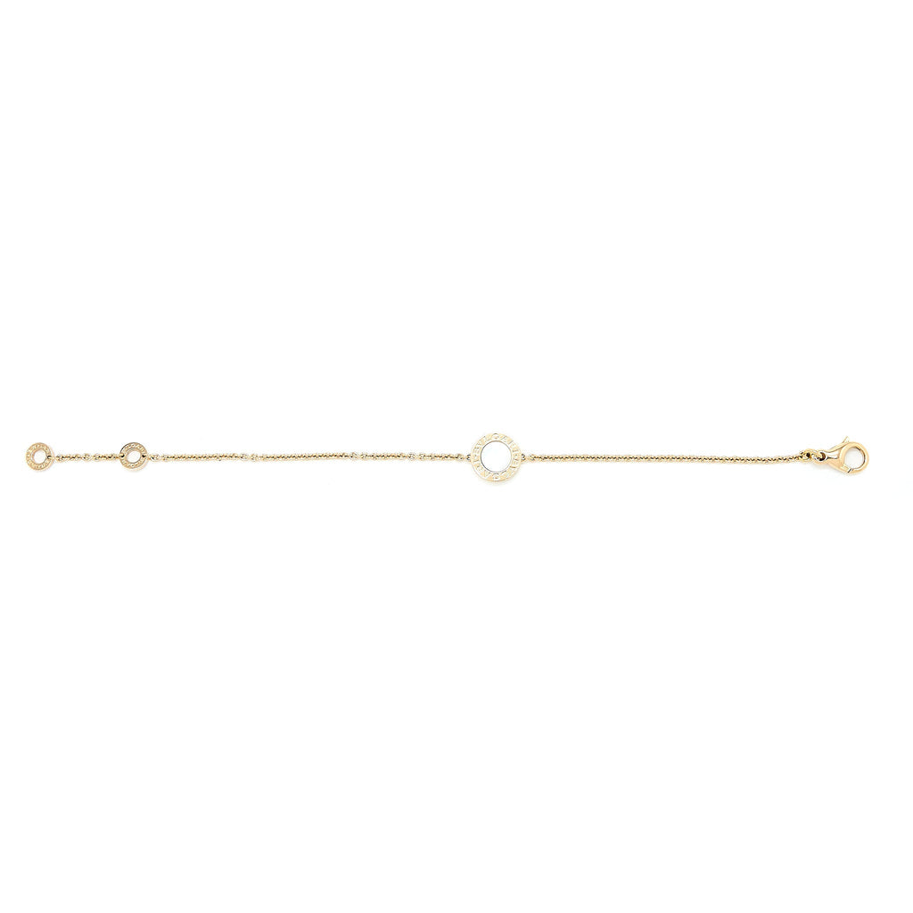 BVLGARI BRACELET CARNELIAN/MOTHER OF PEARL ROSE GOLD