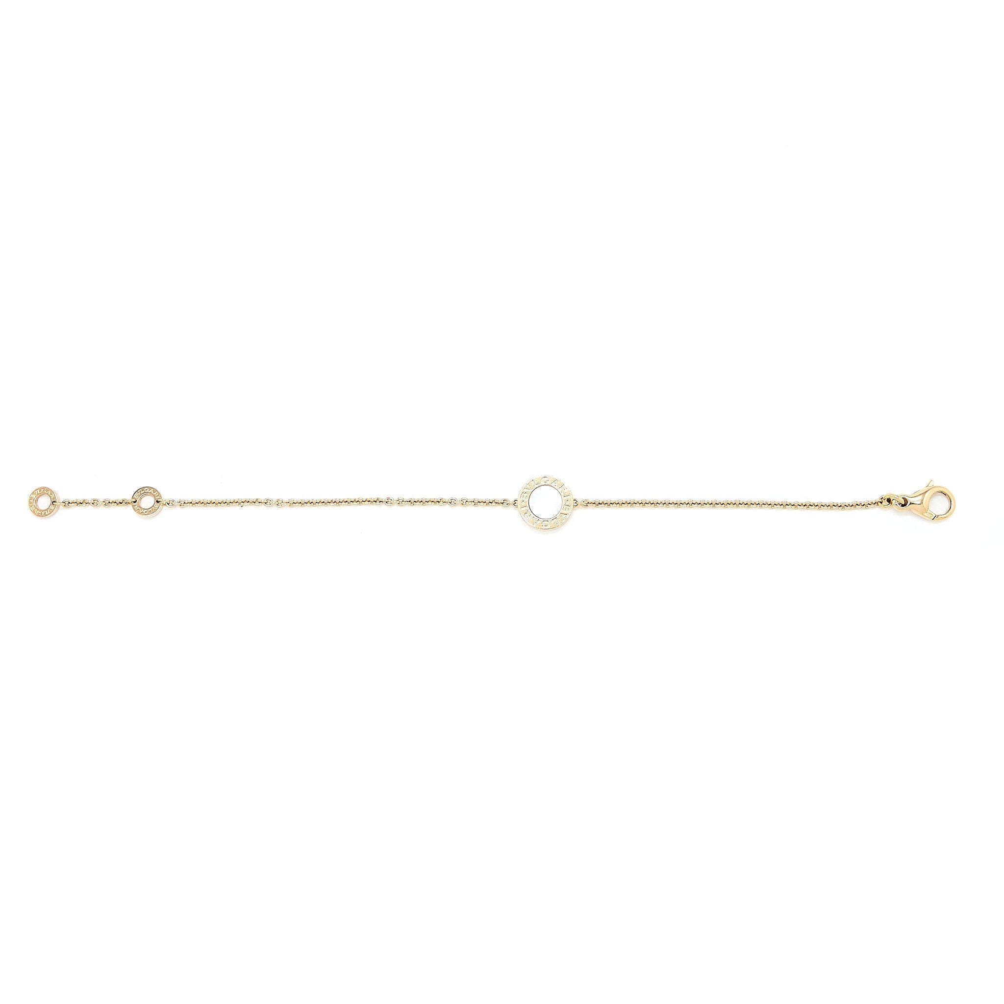BVLGARI BRACELET CARNELIAN/MOTHER OF PEARL ROSE GOLD