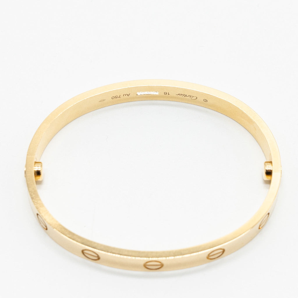 CARTIER LOVE BRACELET YELLOW GOLD