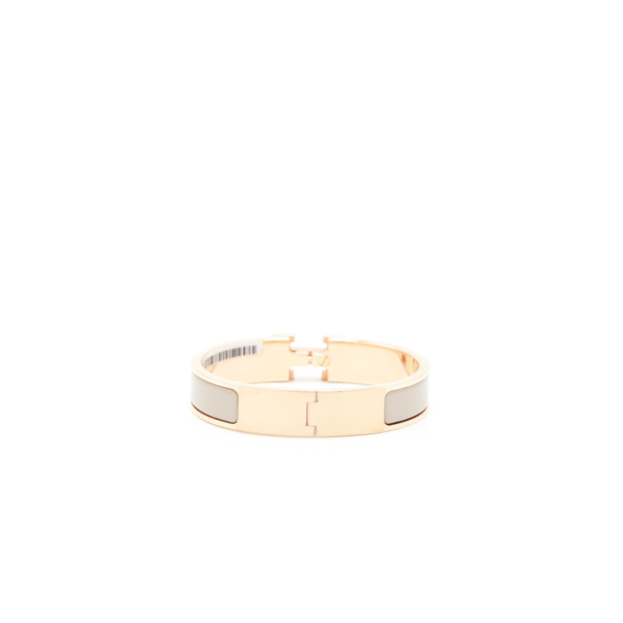 HERMES CLIC H BRACELET MARRON GLACÉ RGHW