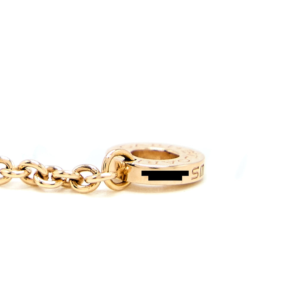 BVLGARI BRACELET CARNELIAN/MOTHER OF PEARL ROSE GOLD