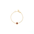 BVLGARI BRACELET CARNELIAN/MOTHER OF PEARL ROSE GOLD