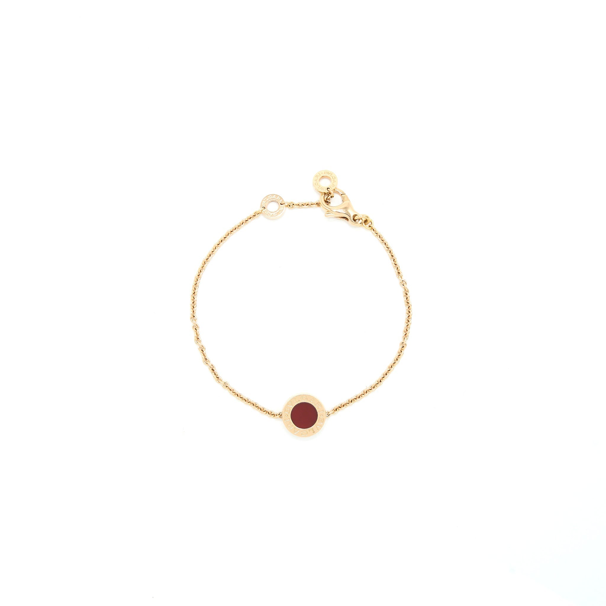 BVLGARI BRACELET CARNELIAN/MOTHER OF PEARL ROSE GOLD