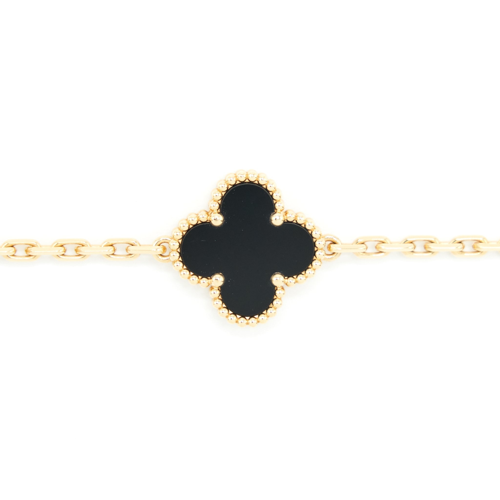 VAN CLEEF & ARPELS ALHAMBRA BRACELET 5 MOTIFS YELLOW GOLD