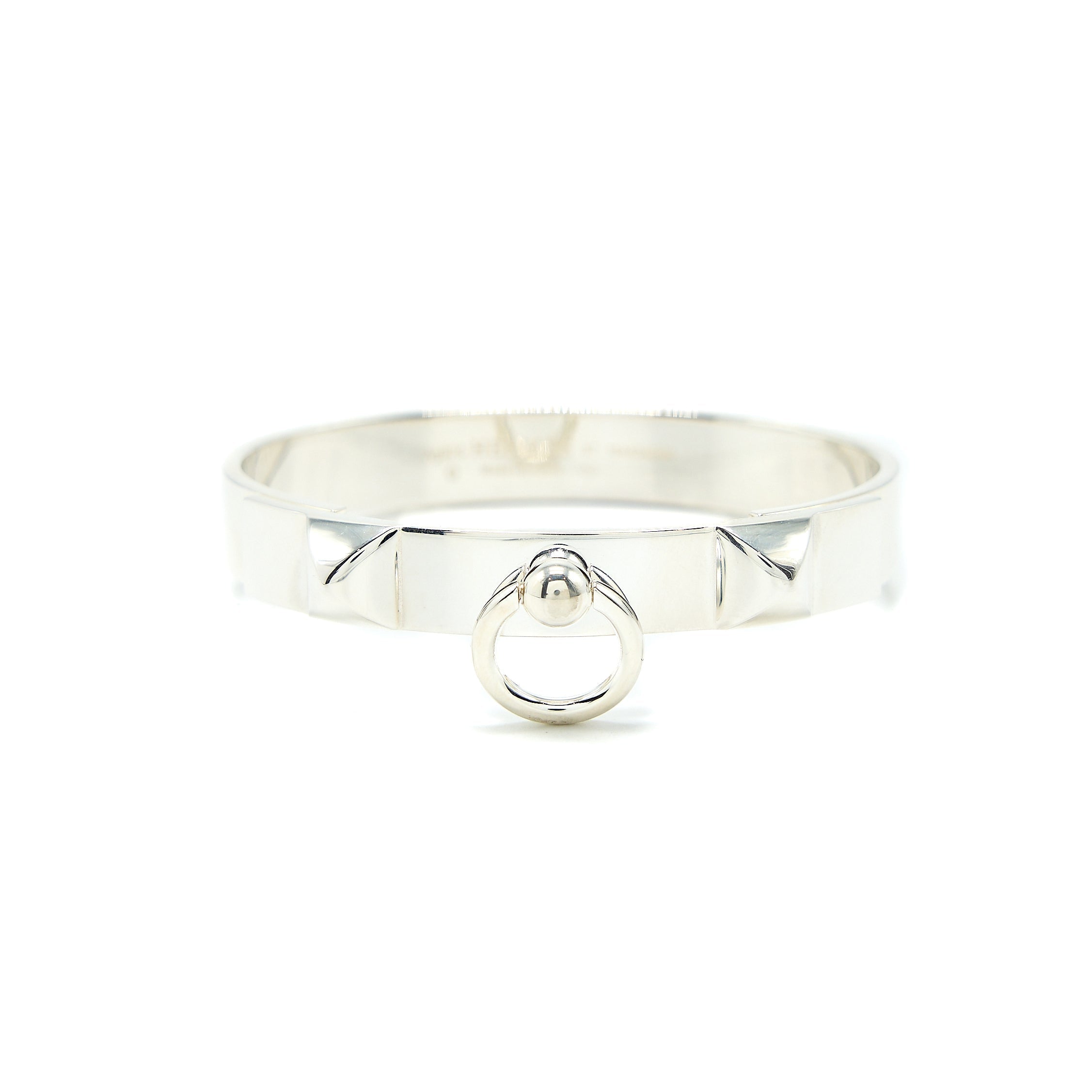 HERMES COLLIER DE CHIEN BRACELET IN STERLING SILVER
