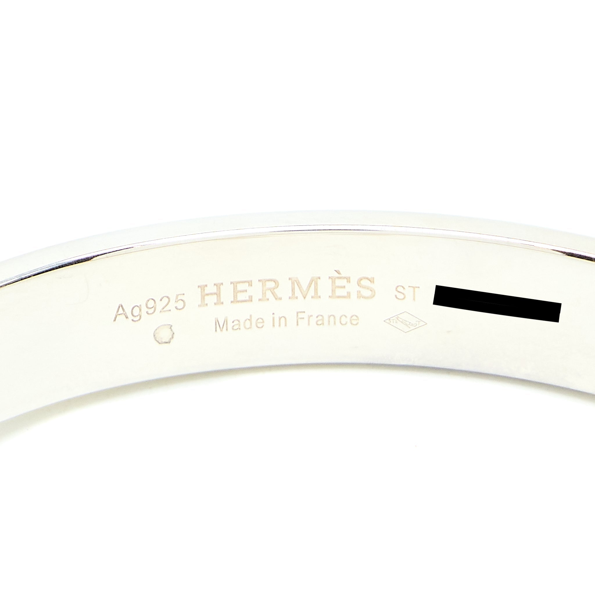 HERMES COLLIER DE CHIEN BRACELET IN STERLING SILVER