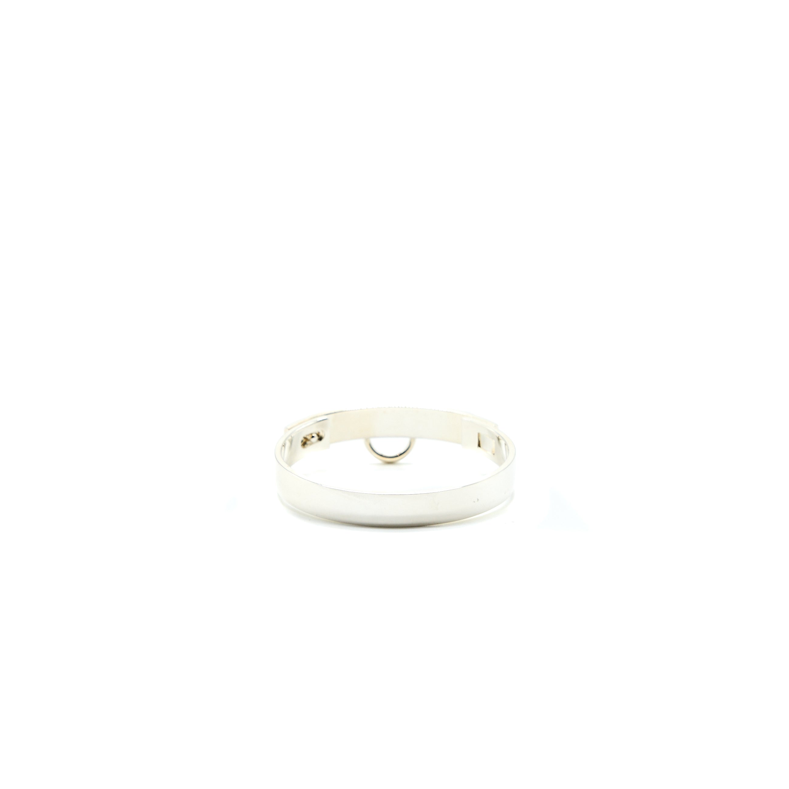 HERMES COLLIER DE CHIEN BRACELET IN STERLING SILVER