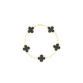 VAN CLEEF & ARPELS ALHAMBRA BRACELET 5 MOTIFS YELLOW GOLD