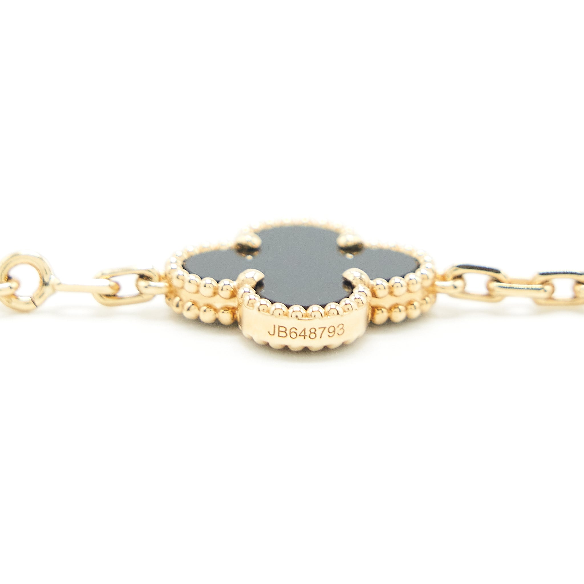 VAN CLEEF & ARPELS ALHAMBRA BRACELET 5 MOTIFS YELLOW GOLD