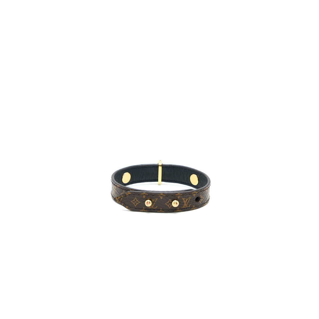 LOUIS VUITTON BLOOMING BRACELET MONOGRAM CANVAS GHW