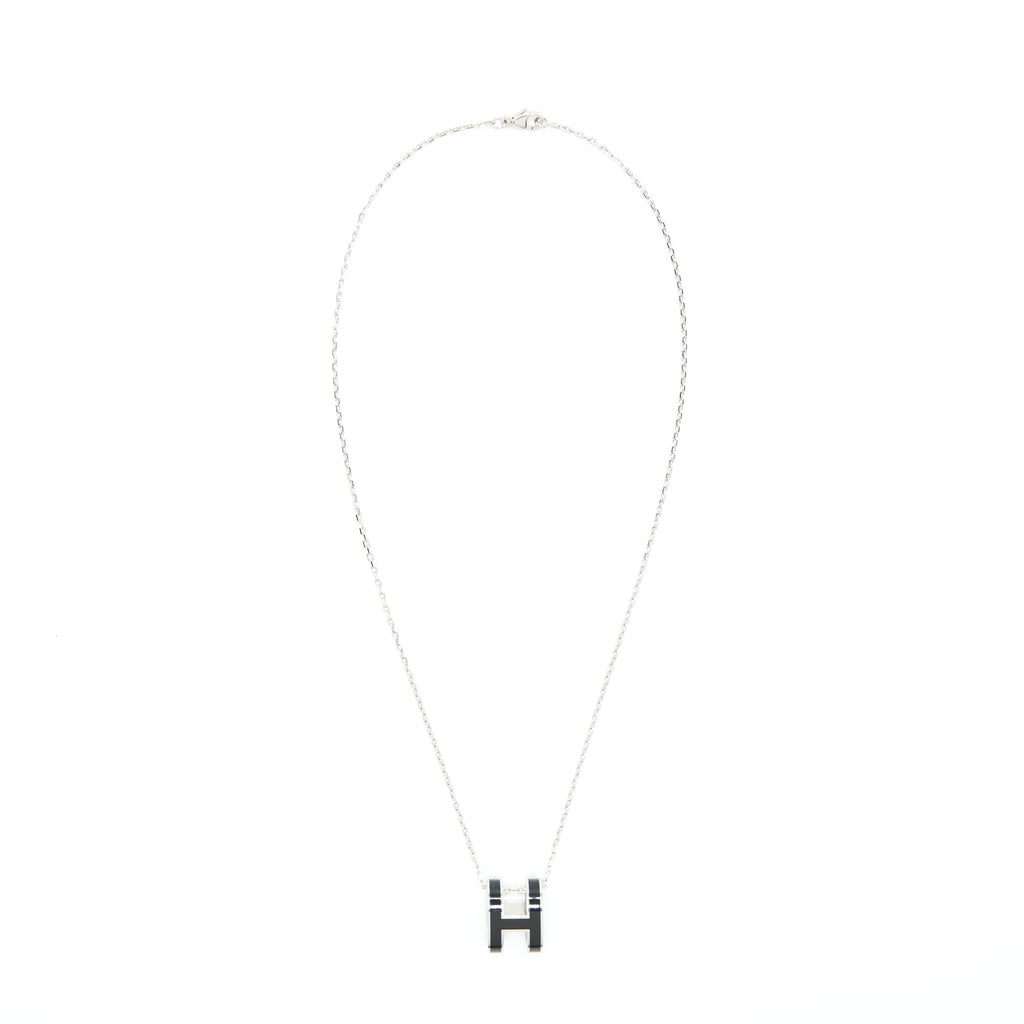 HERMES POP H PENDANT BLACK SHW