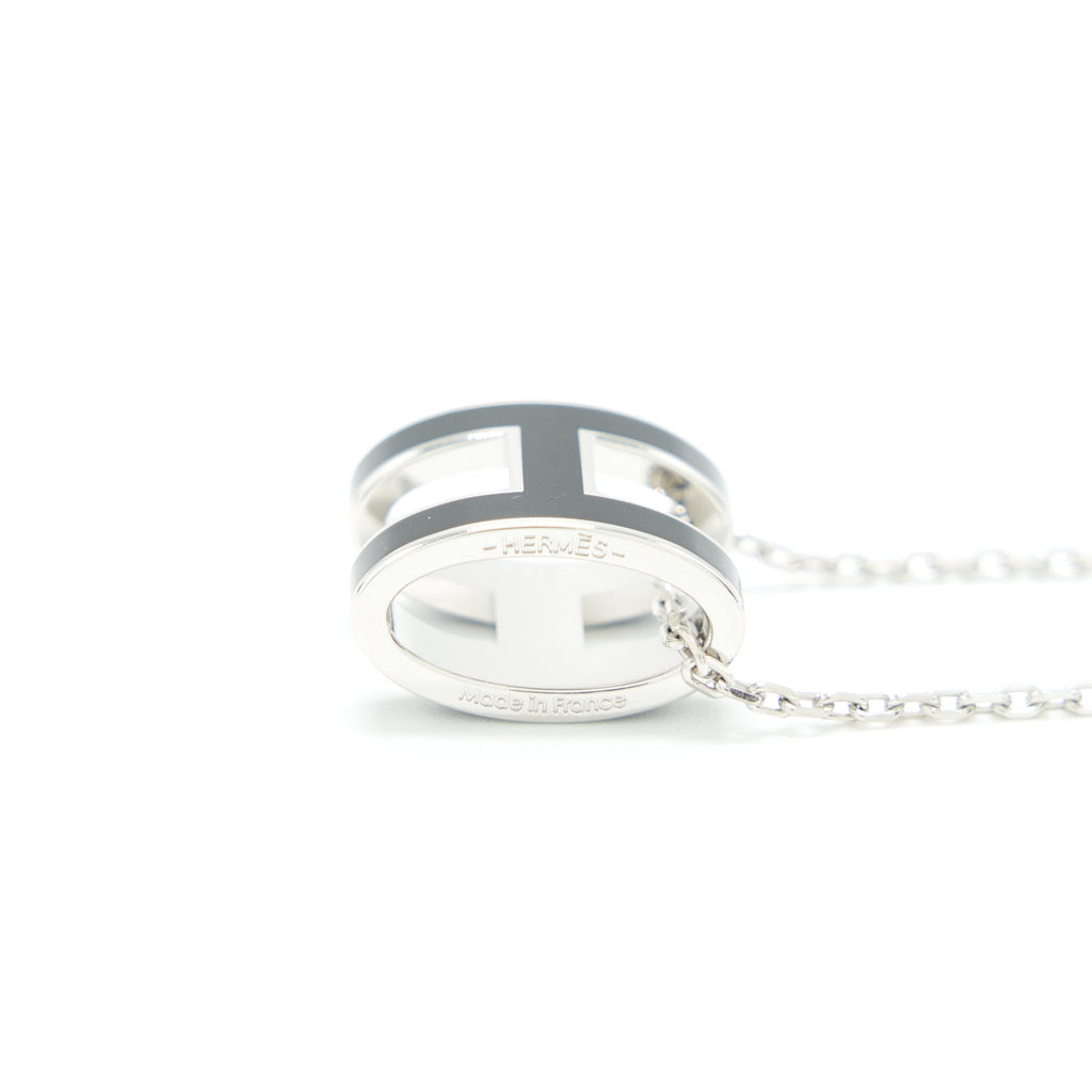 HERMES POP H PENDANT BLACK SHW