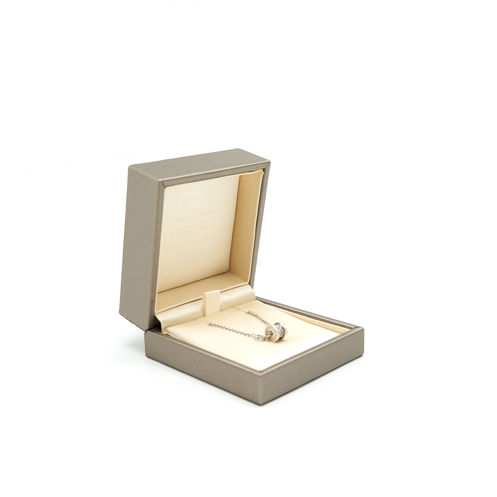 BVLGARI B.ZERO1 BRACELET 18K WHITE GOLD WITH DIAMONDS