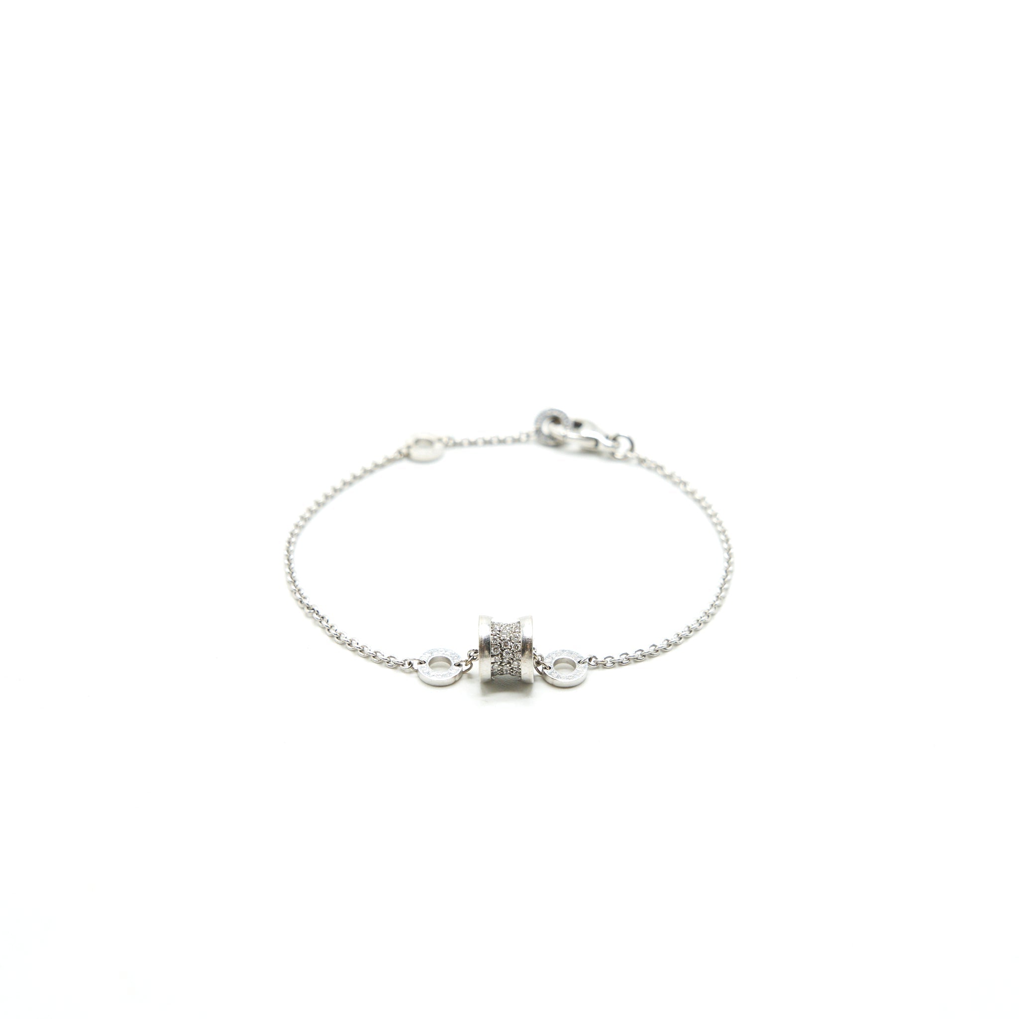 BVLGARI B.ZERO1 BRACELET 18K WHITE GOLD WITH DIAMONDS