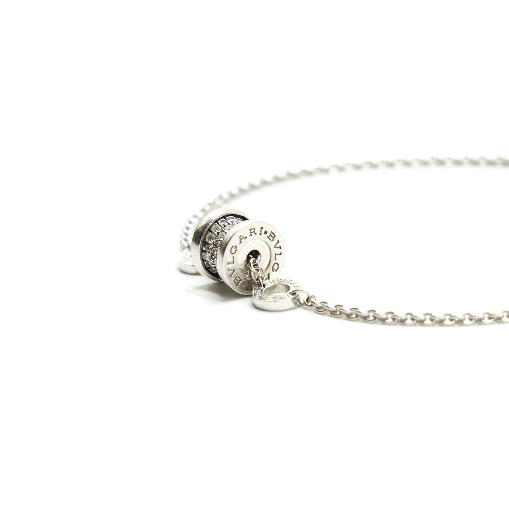 BVLGARI B.ZERO1 BRACELET 18K WHITE GOLD WITH DIAMONDS