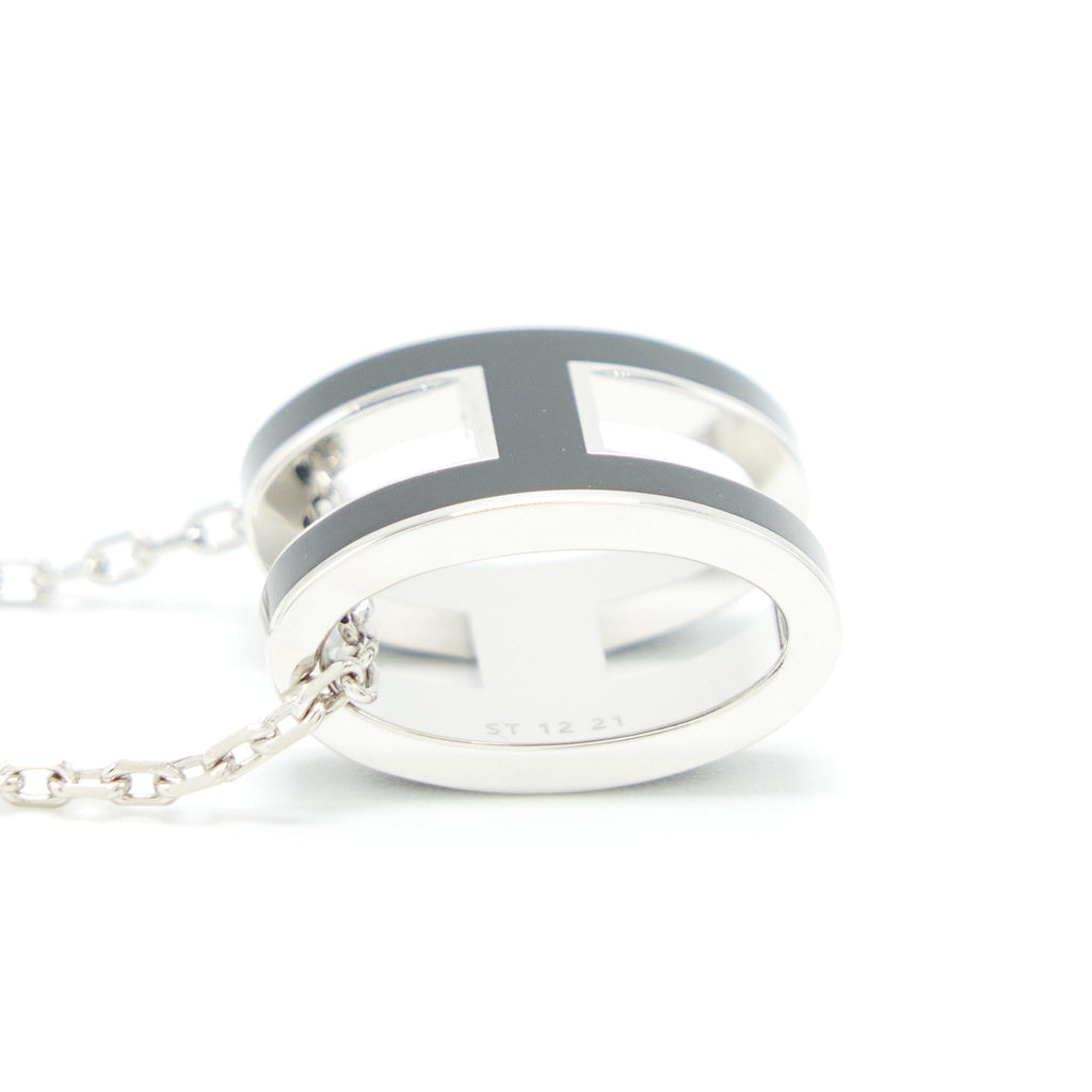 HERMES POP H PENDANT BLACK SHW
