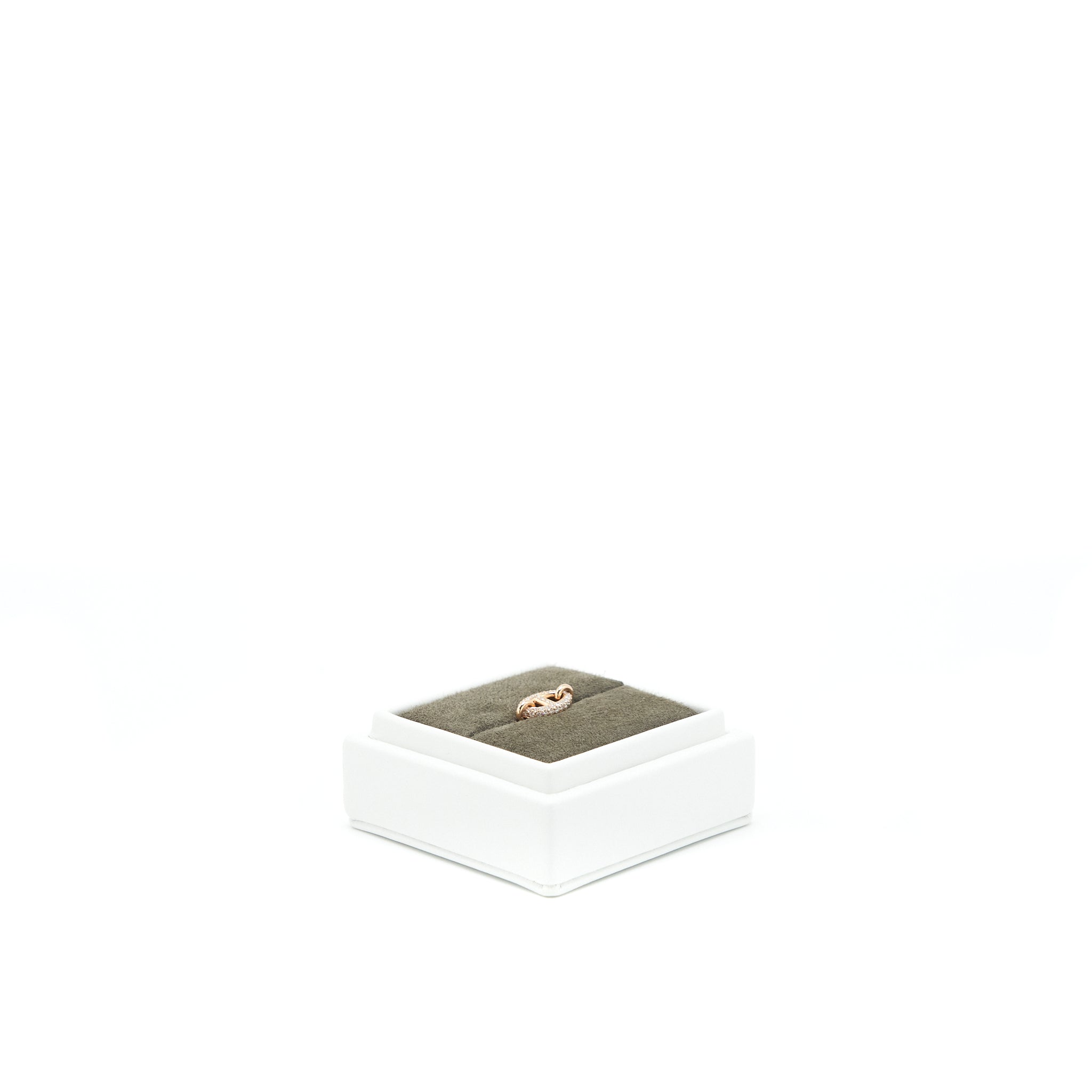 HERMES NEW FARANDOLE RING ROSE GOLD WITH DIAMONDS