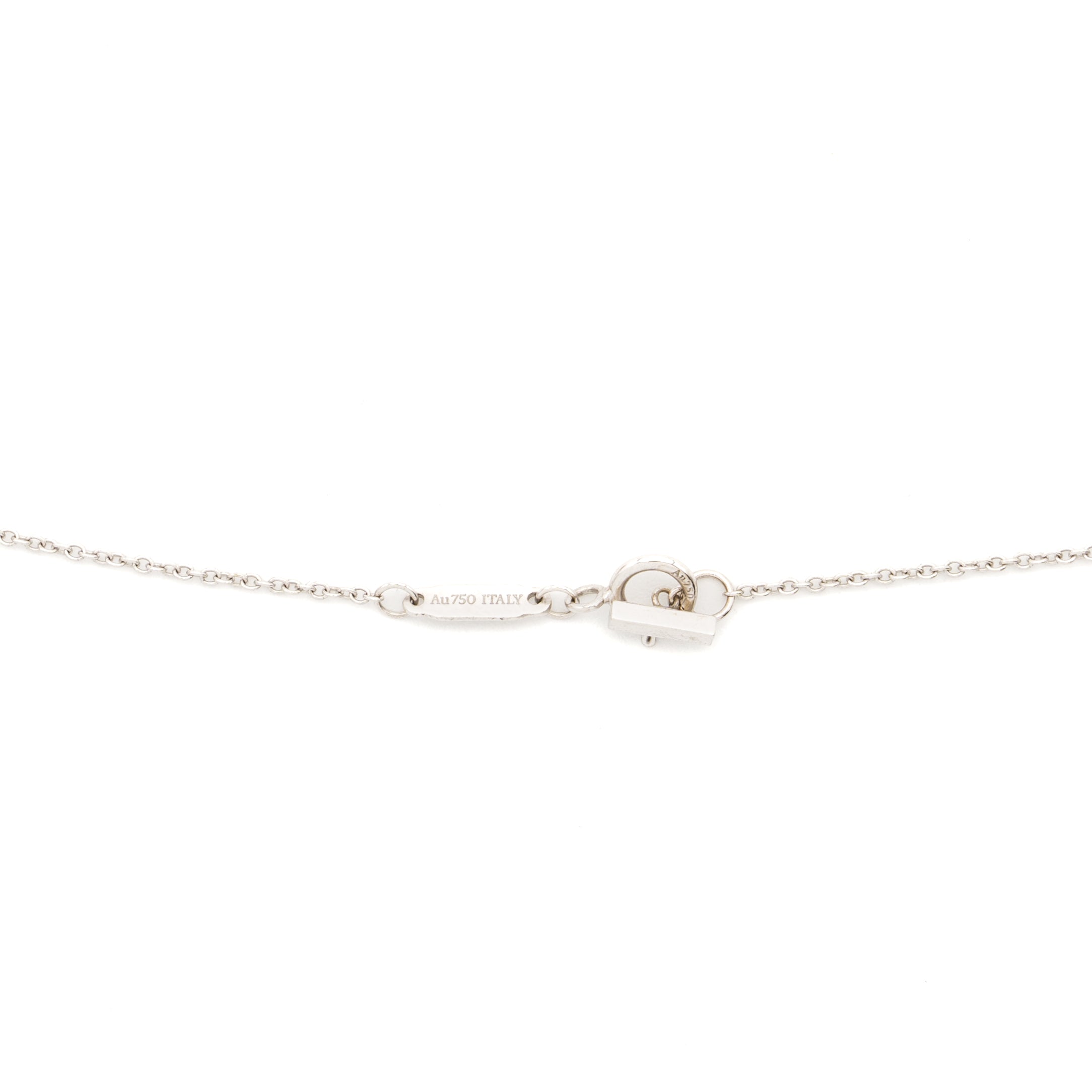 TIFFANY SMILE PENDANT SMALL VERSION WHITE GOLD