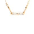 HERMES KELLY CHAINE CHOCKER SMALL MODEL ROSE GOLD DIAMONDS