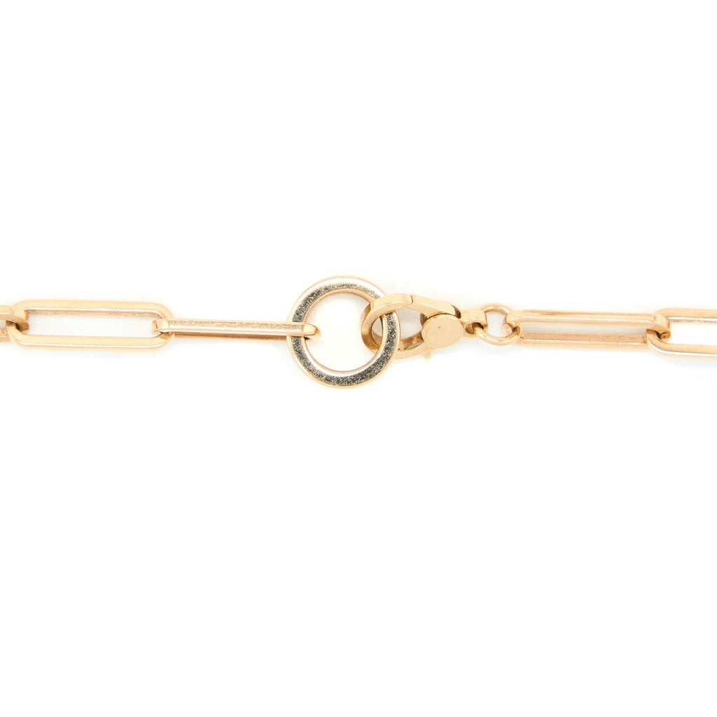 HERMES KELLY CHAINE CHOCKER SMALL MODEL ROSE GOLD DIAMONDS