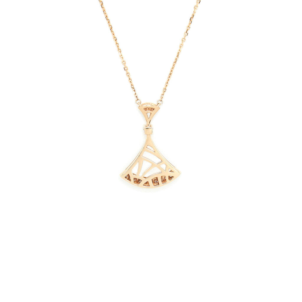 BVLGARI DIVA’S DREAM NECKLACE ROSE GOLD/MOTHER OF PEARL WITH DIAMONDS