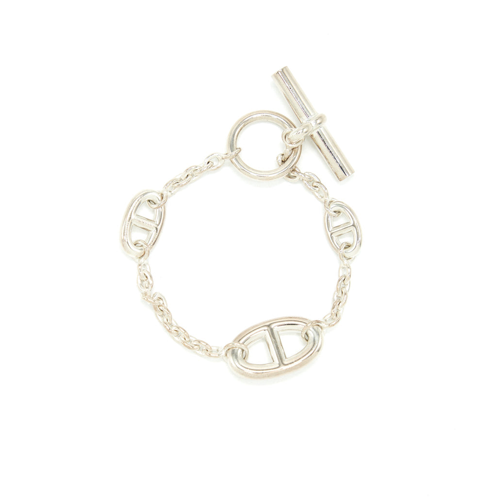 HERMES FARANDOLE BRACELET IN STERLING SILVER