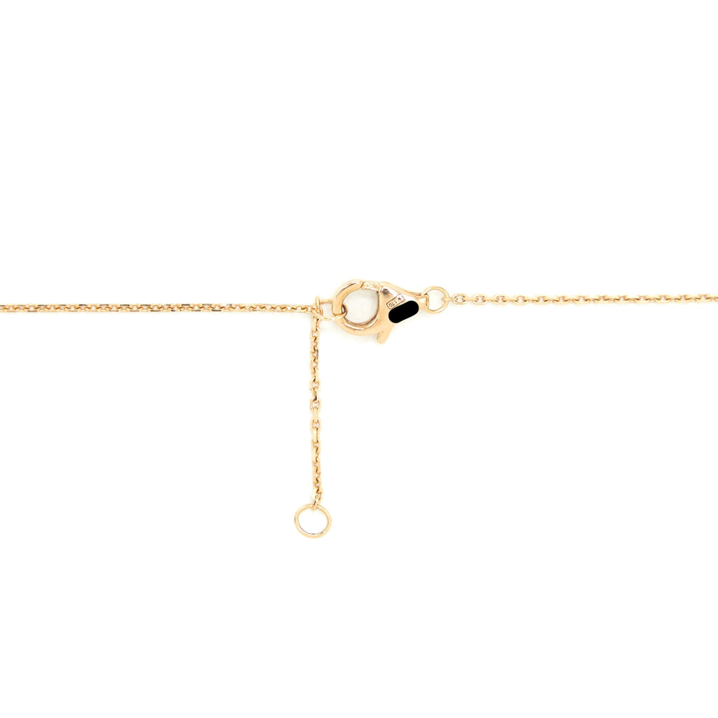 CARTIER TRINITY NECKLACE WHITE GOLD/YELLOW GOLD/ROSE GOLD WITH DIMOND