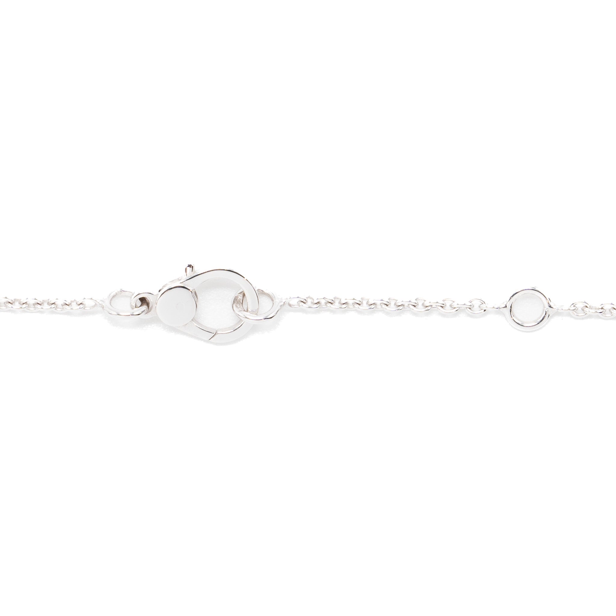 HERMES FINESSE NECKLACE WHITE GOLD DIAMONDS