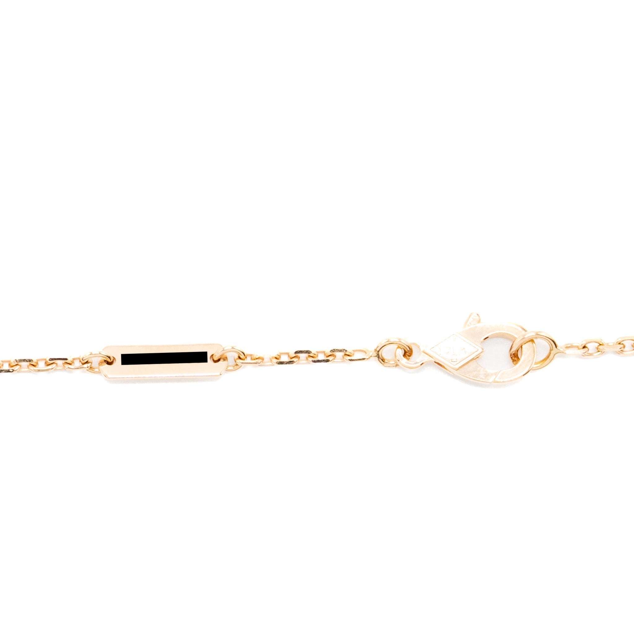 VAN CLEEF & ARPELS FRIVOLE PENDANT ROSE GOLD WITH DIAMONDS