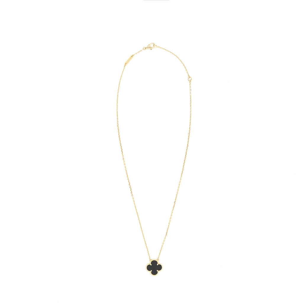 VAN CLEEF & ARPELS SWEET ALHAMBRA PENDANT YELLOW GOLD
