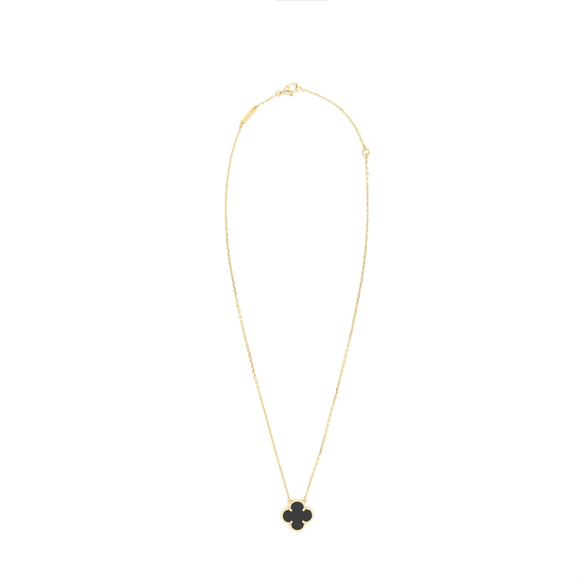 VAN CLEEF & ARPELS SWEET ALHAMBRA PENDANT YELLOW GOLD