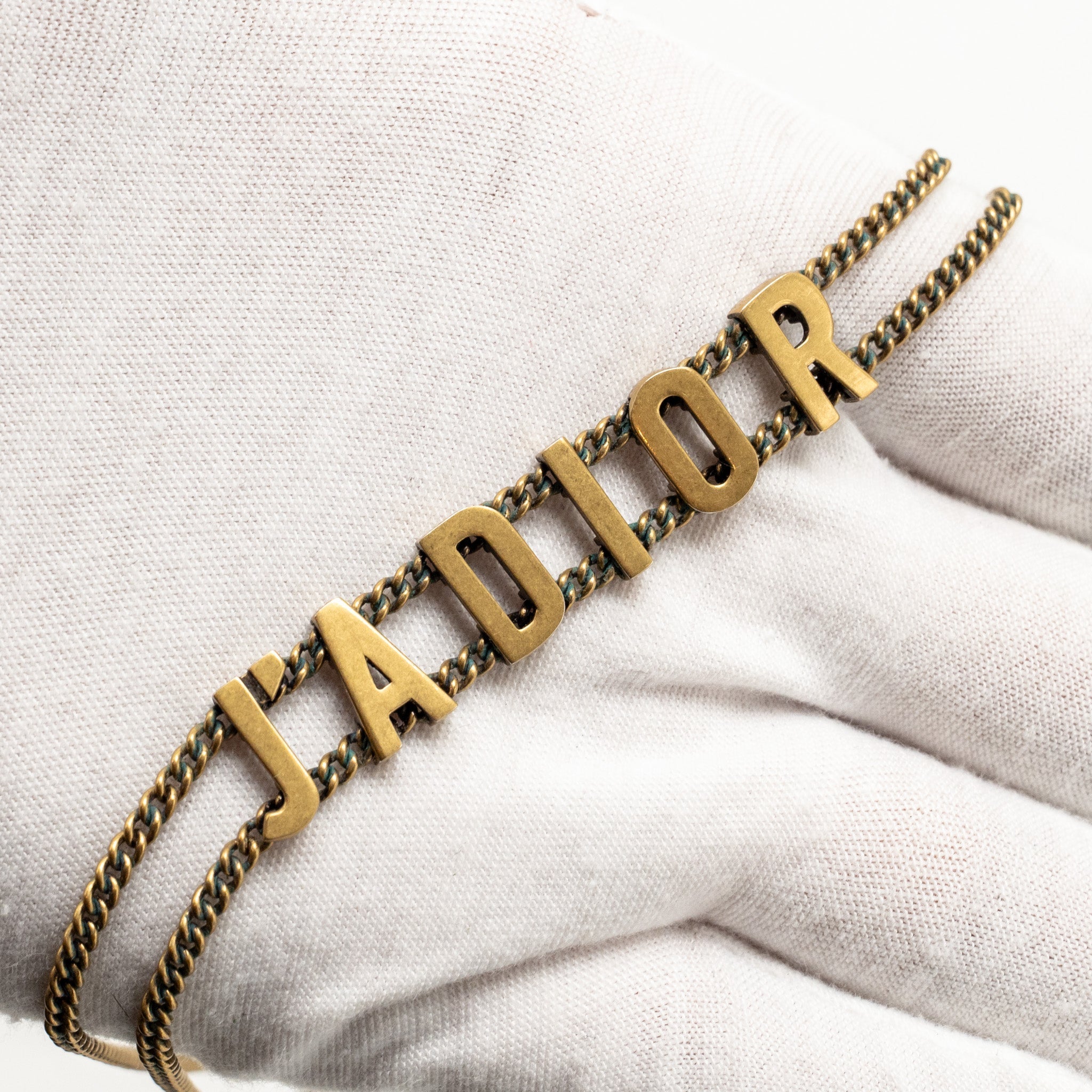 DIOR J'A DIOR CHOKER GOLD TONE