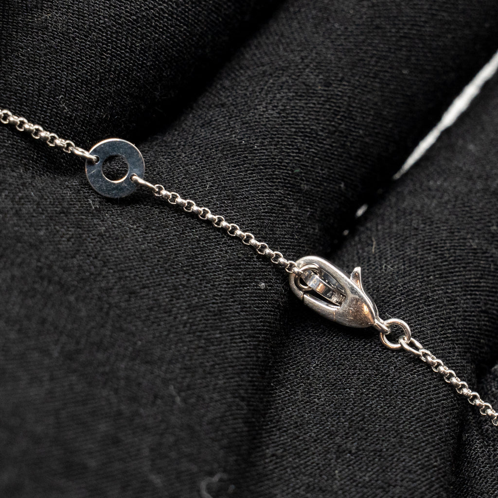 BVLGARI MINI B.ZERO1 NECKLACE WHITE GOLD DIAMONDS